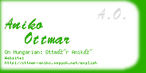 aniko ottmar business card